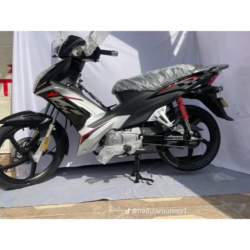 Moto Haojue KA 110 Sports Noire & Argent