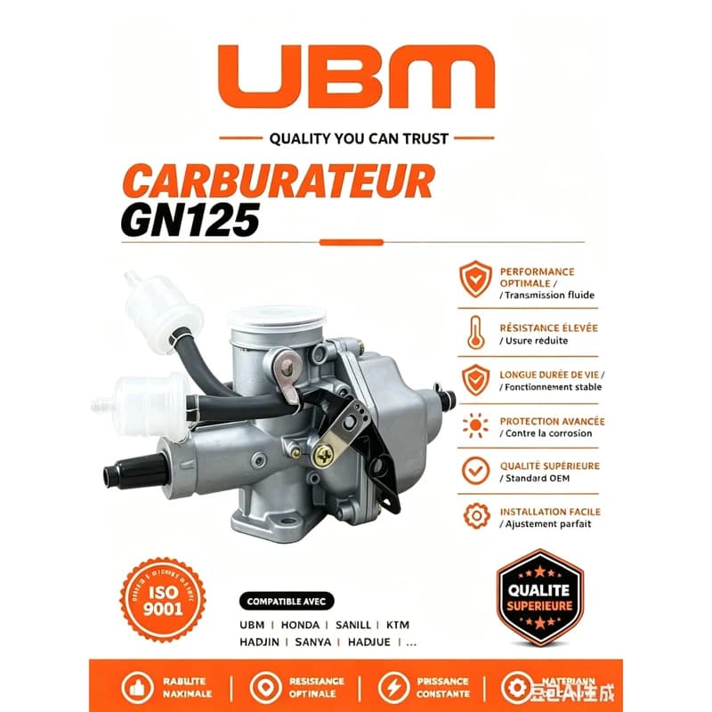 Carburateur Haute Performance GN125 UBM